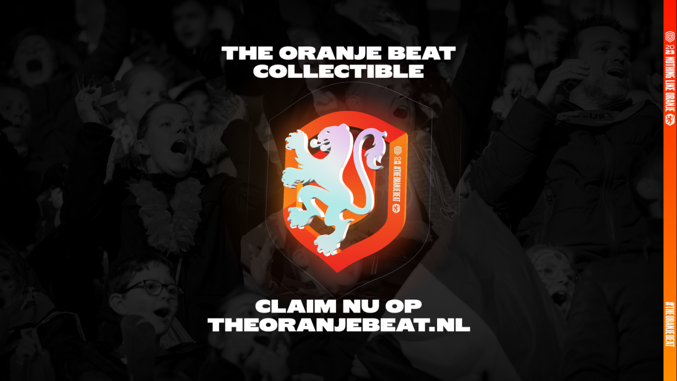 A first for the KNVB digital collectibles to create unique fan