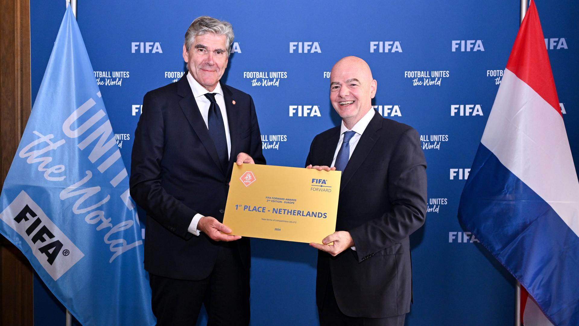 KNVB wins FIFA Forward Award for innovative youth competition forms | KNVB