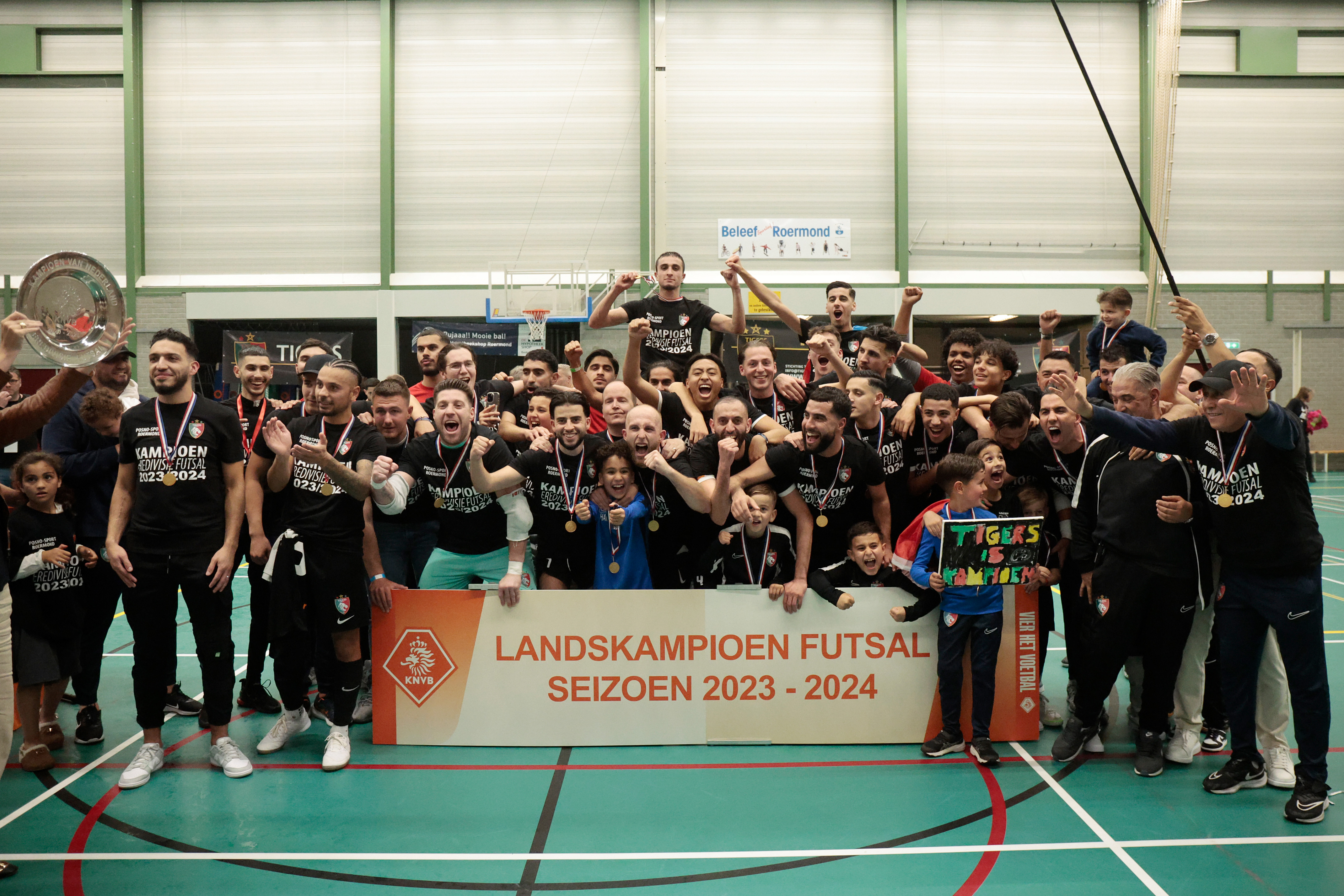 Tigers Roermond futsalkampioen van Nederland