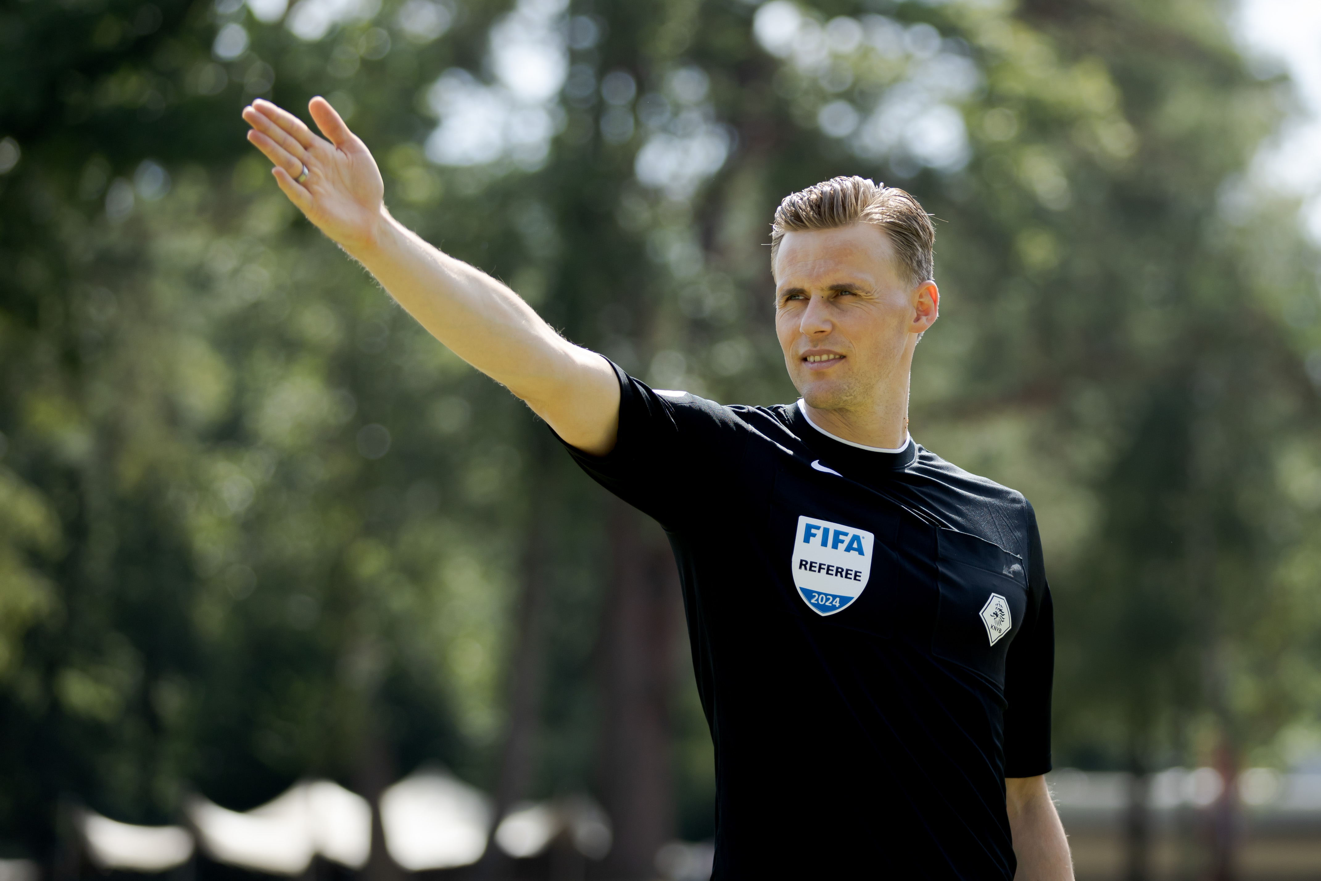Sander van der Eijk heeft de leiding over FC Lugano - NK Celje