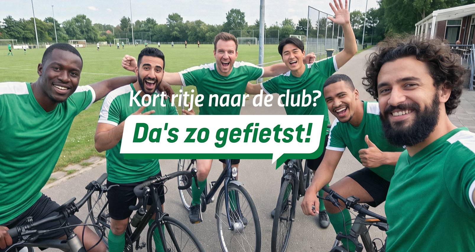 Samen uit, samen thuis: ministerie en KNVB stimuleren korte fietsritten naar de club