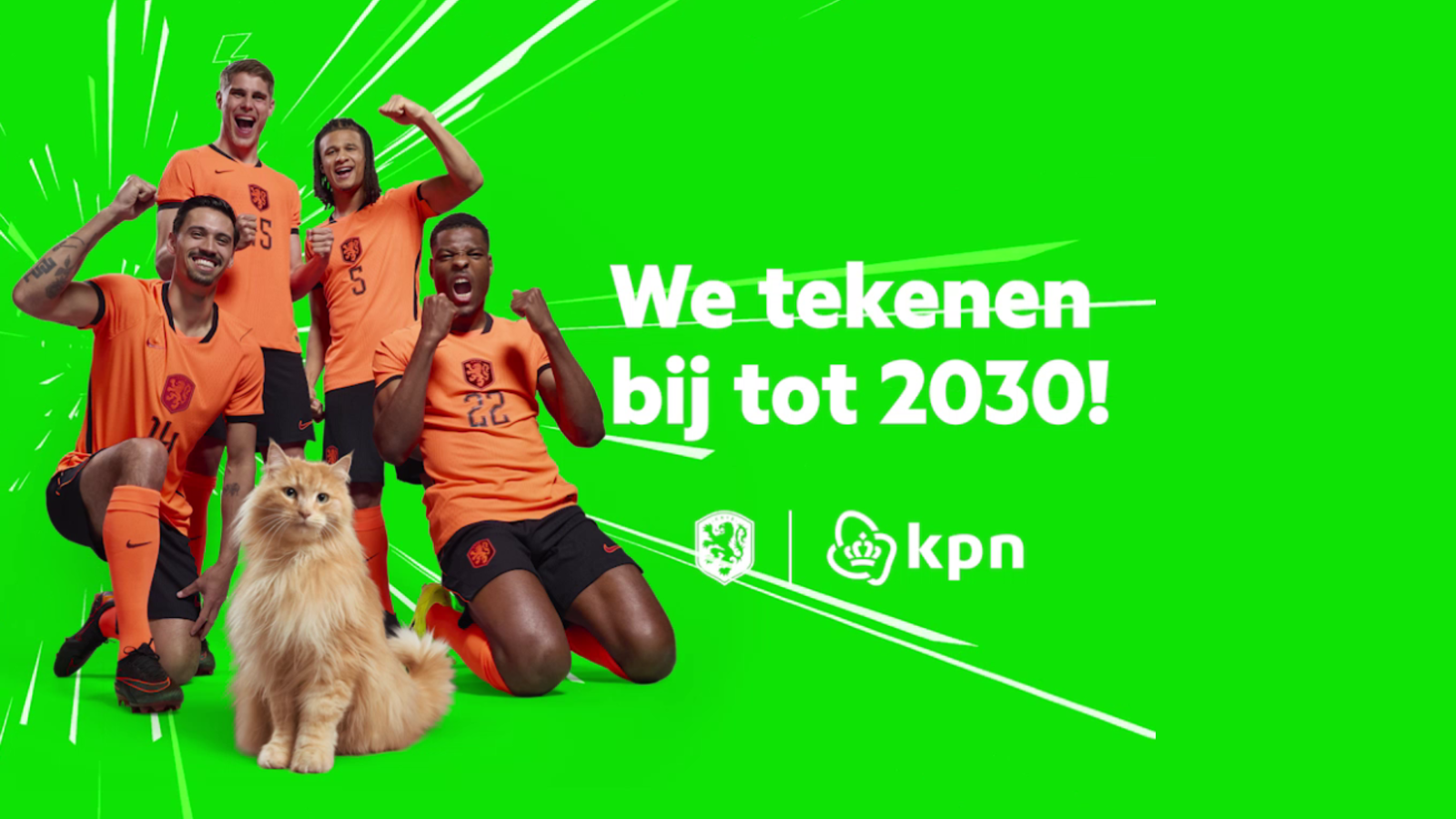 KPN verlengt samenwerking met KNVB tot 2030
