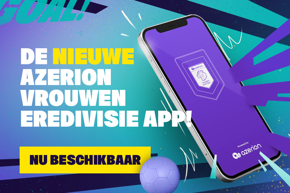 KNVB en Azerion lanceren Vrouwen Eredivisie app
