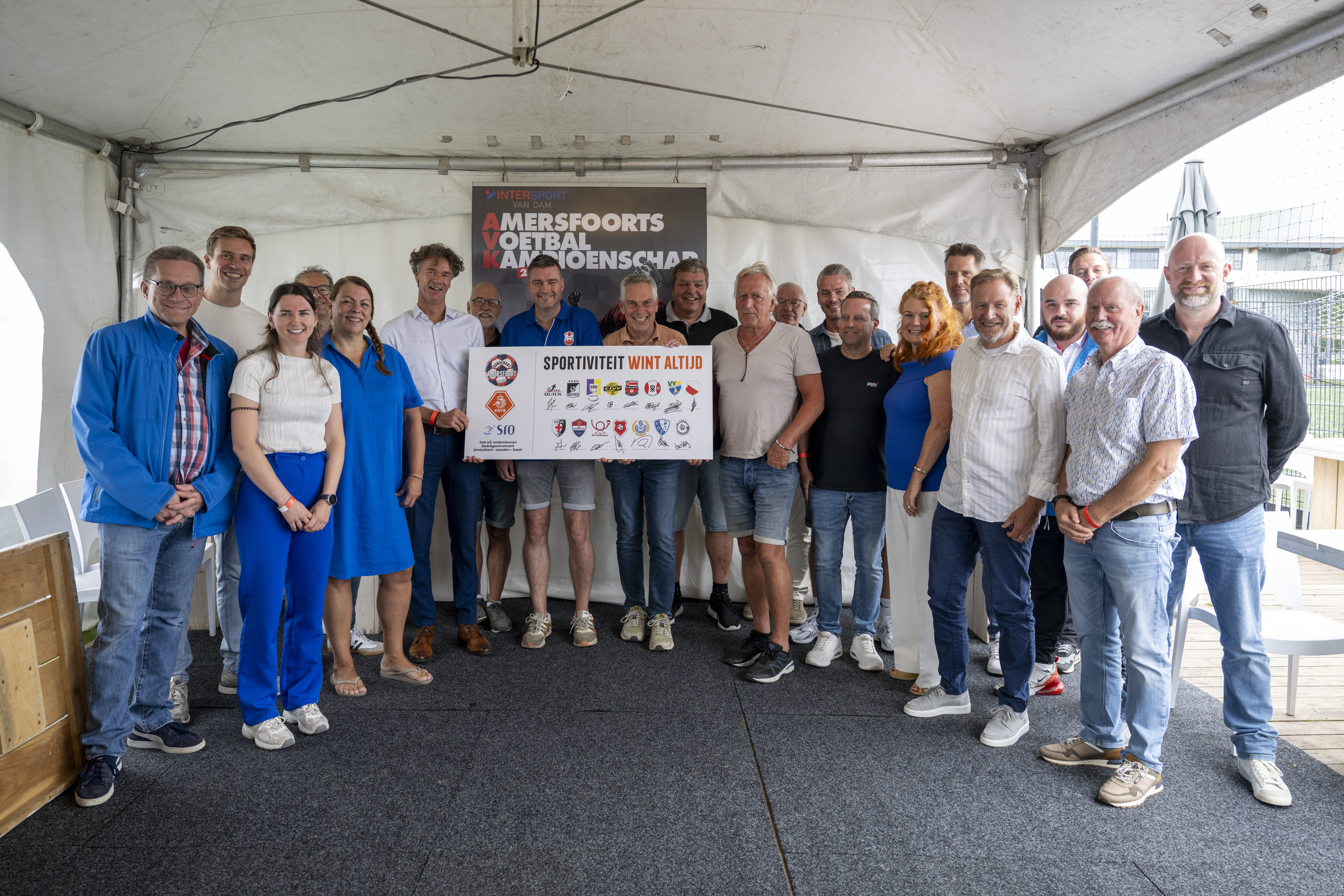 Amersfoortse voetbalclubs stellen samen nieuw gedragsconvenant op