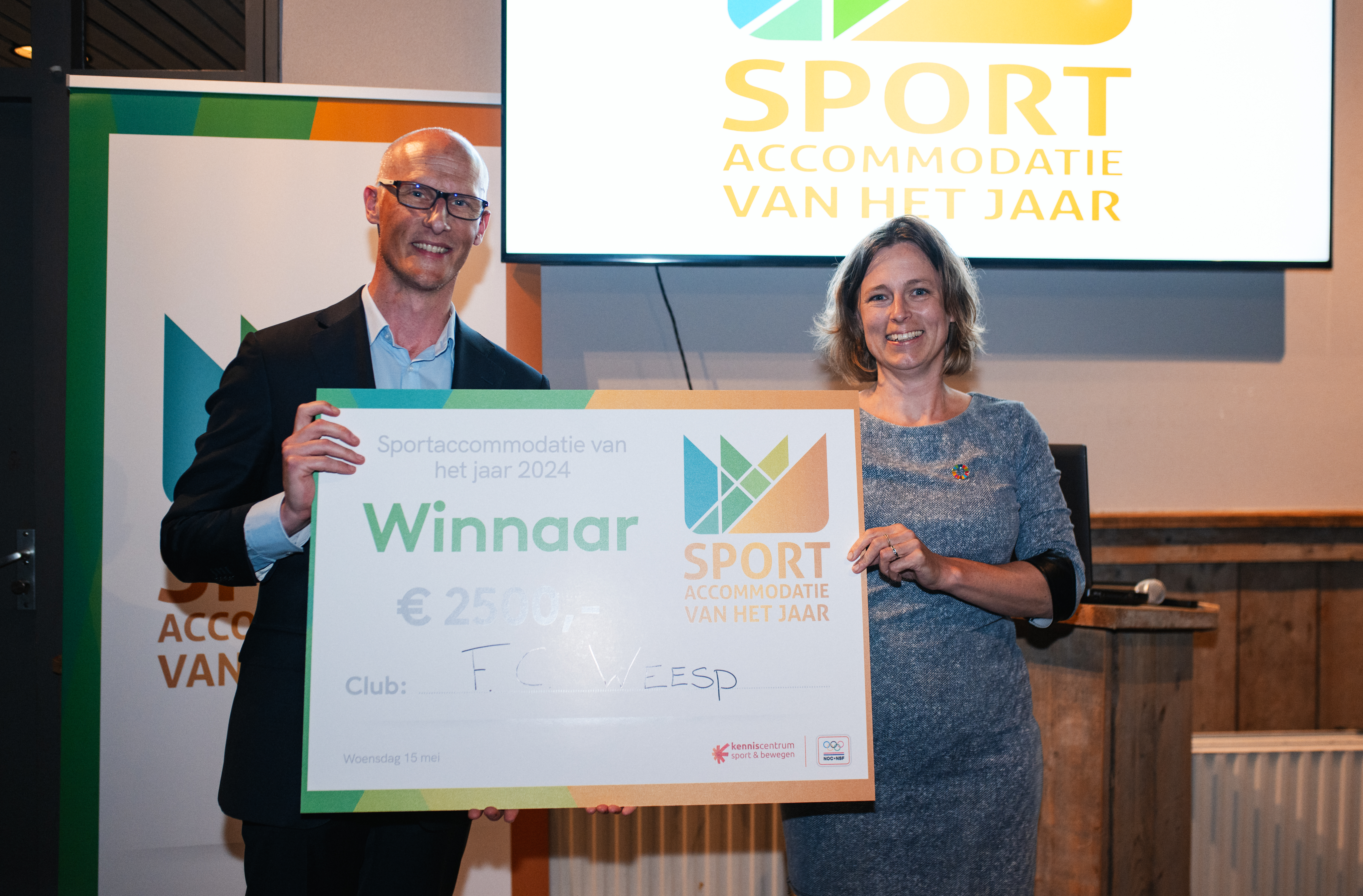 FC Weesp heeft meest duurzame sportaccommodatie van 2024