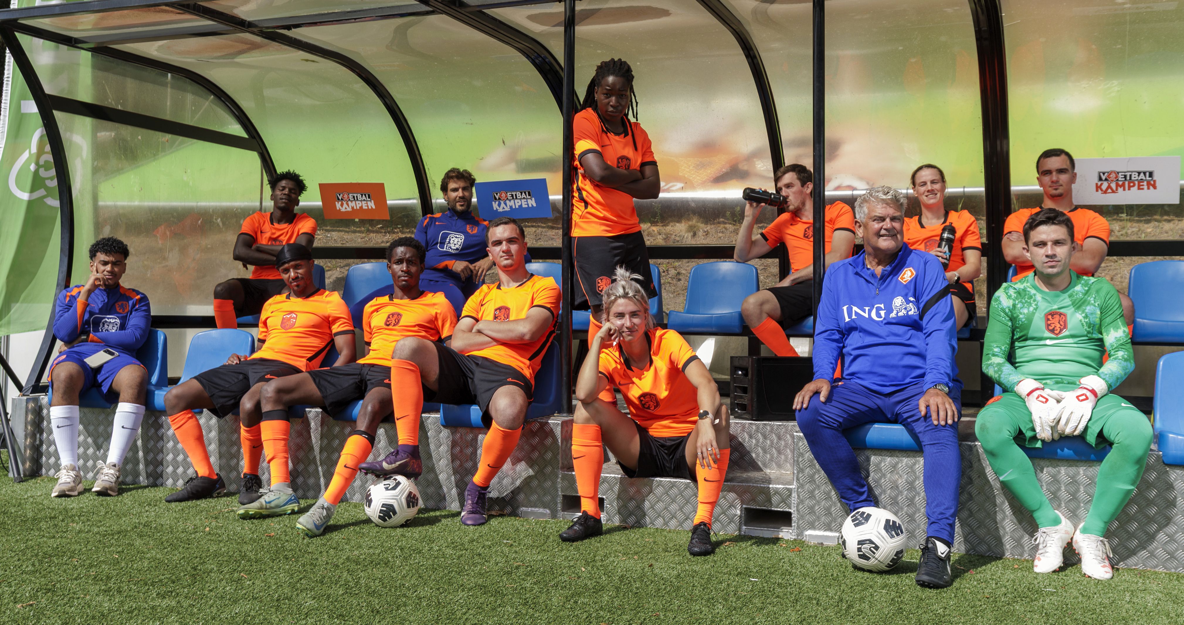 Acht nationaliteiten, één team: dit is het Oranje van nieuwkomers en Nederlanders