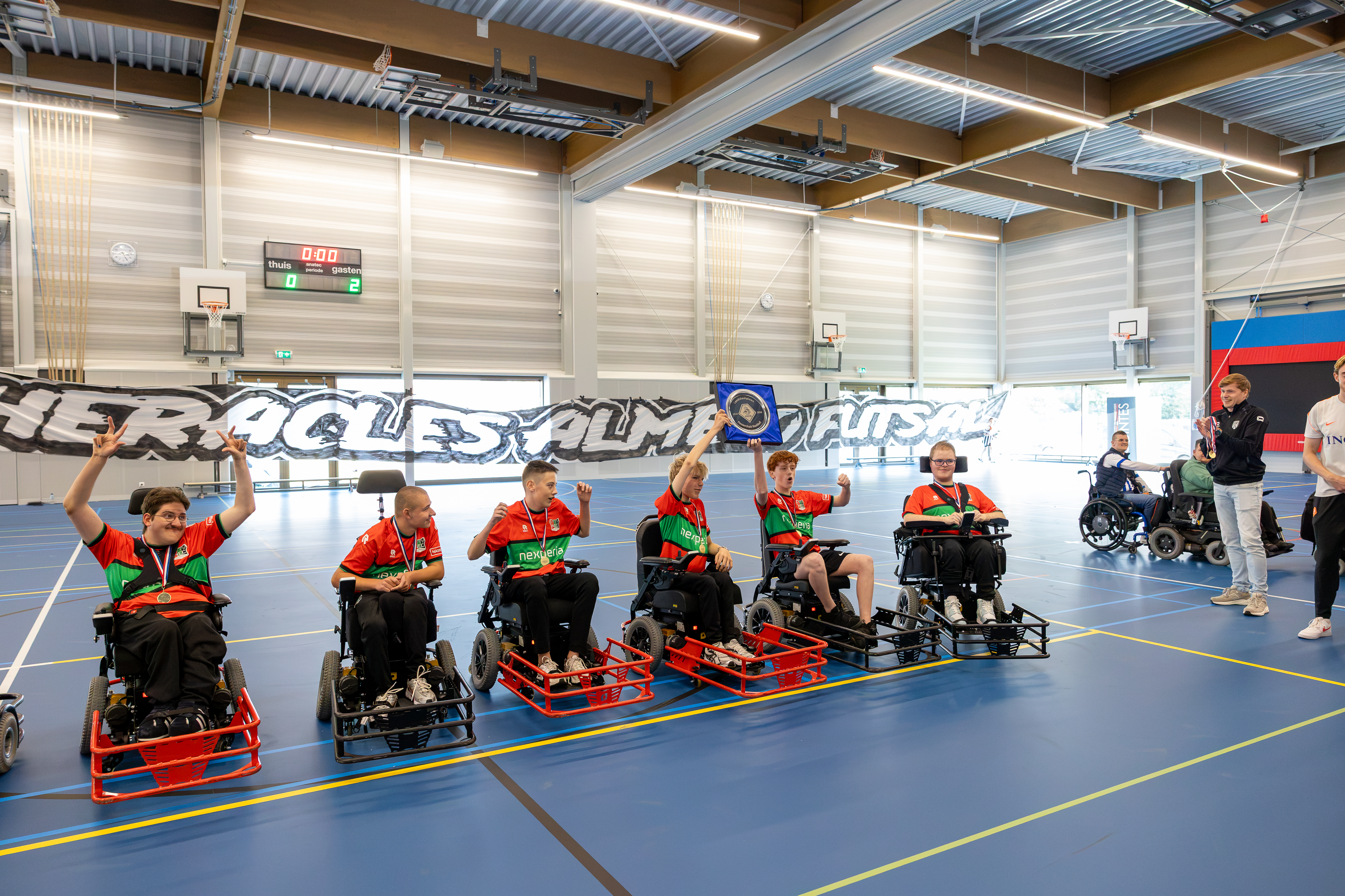 NEC wint tweede seizoen Nationale Powerchair Football Competitie
