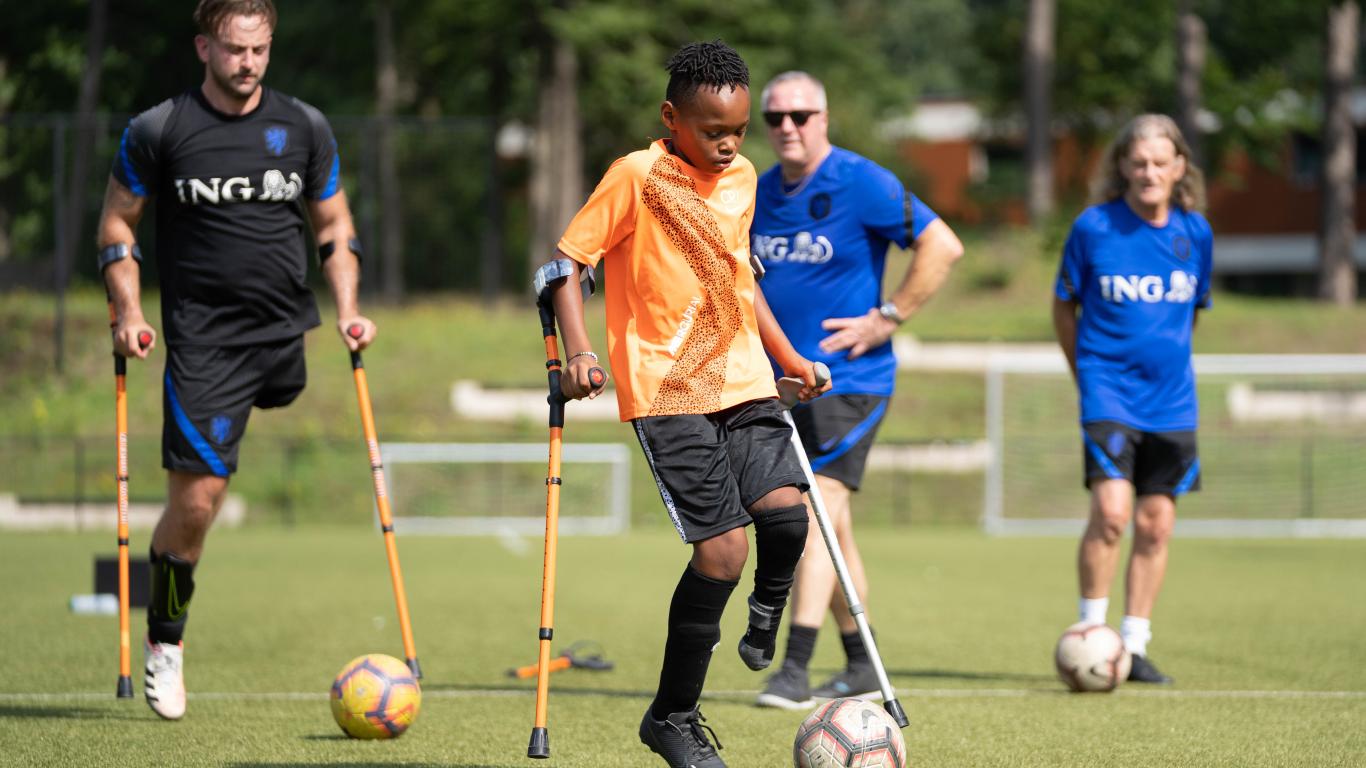 Auftakt Orange Para-Football-Tag inspiriert neue Generationen