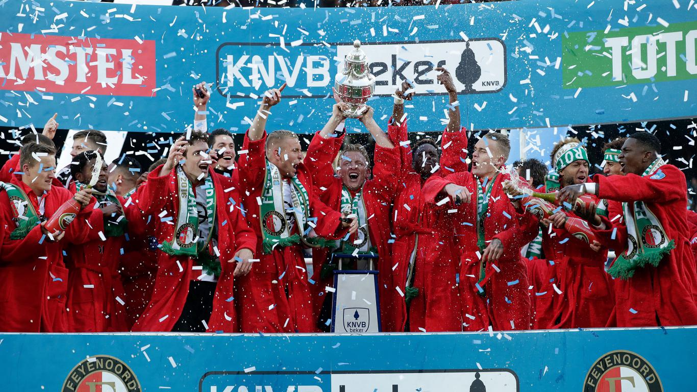 Feyenoord verslaat FC Utrecht en wint beker: 2-1 | KNVB
