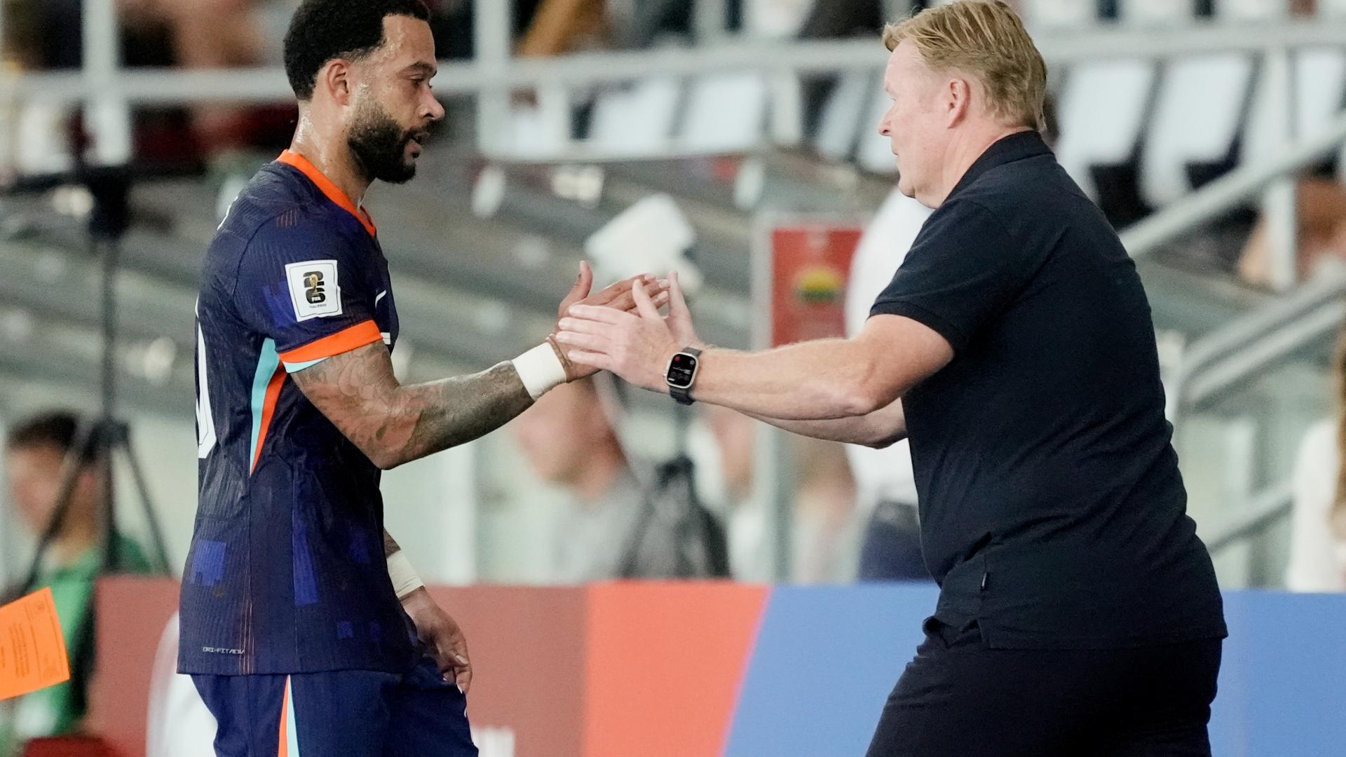 Oranje wint in Litouwen; Depay alleen topscorer