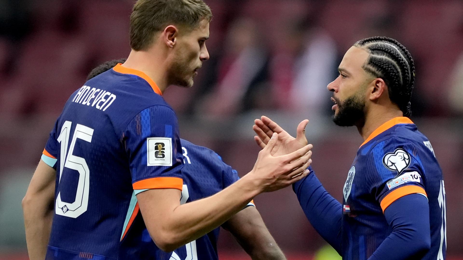 Oranje bijna zeker van WK na gelijkspel in Polen