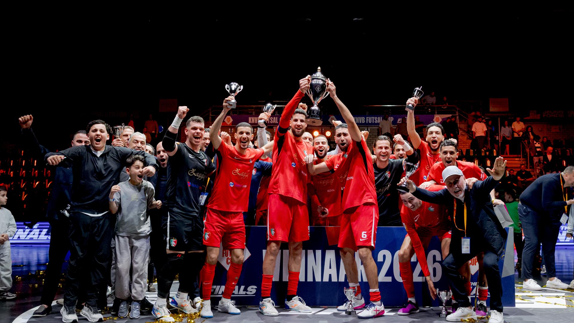 Tigers Roermond en Os Lusitanos winnen KNVB Futsal Cup