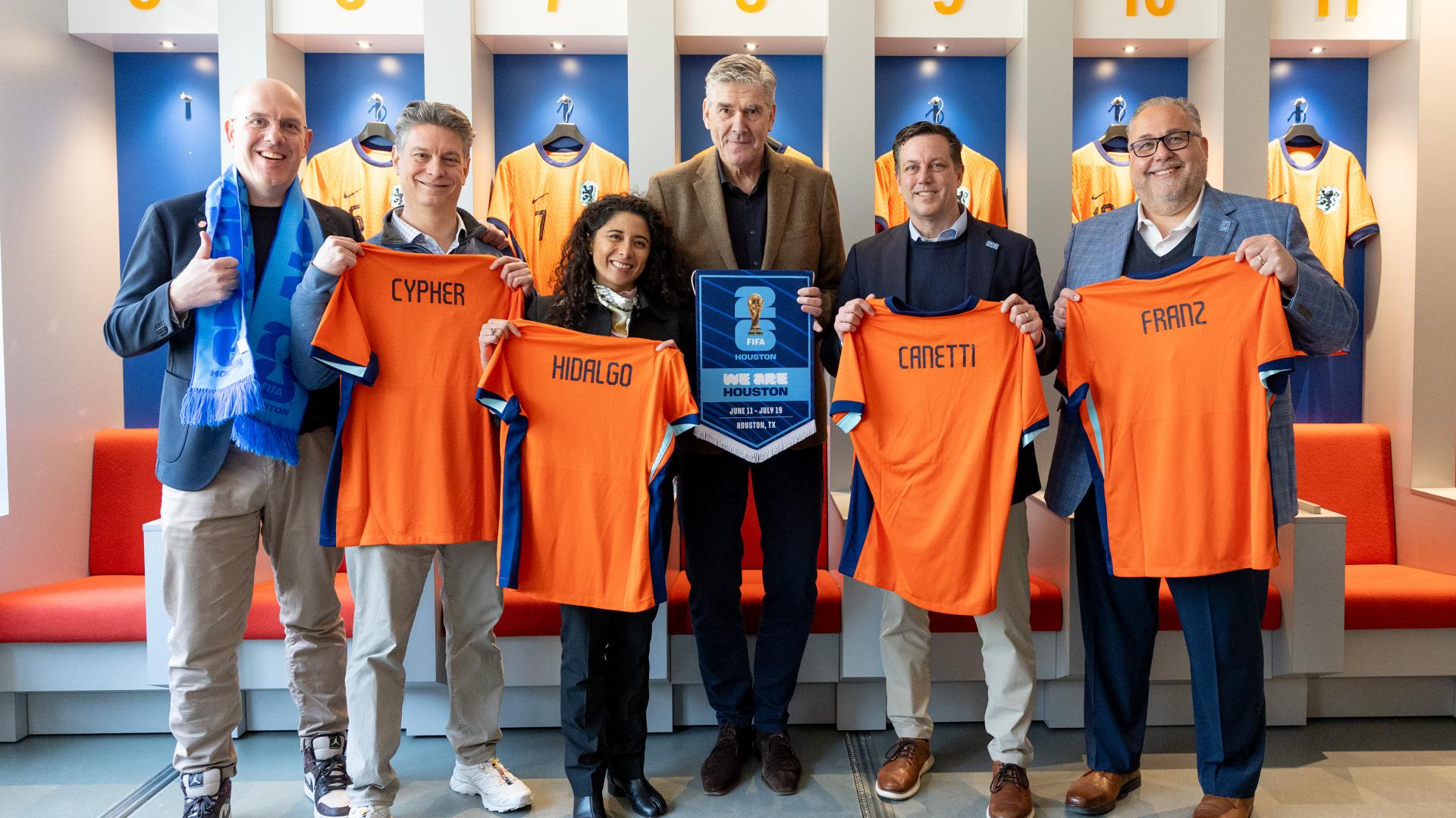KNVB en WK-speelstad Houston zetten in op verbinding