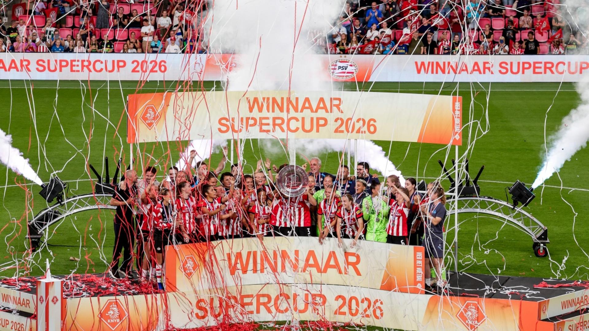 PSV wint voor de eerste keer de Supercup