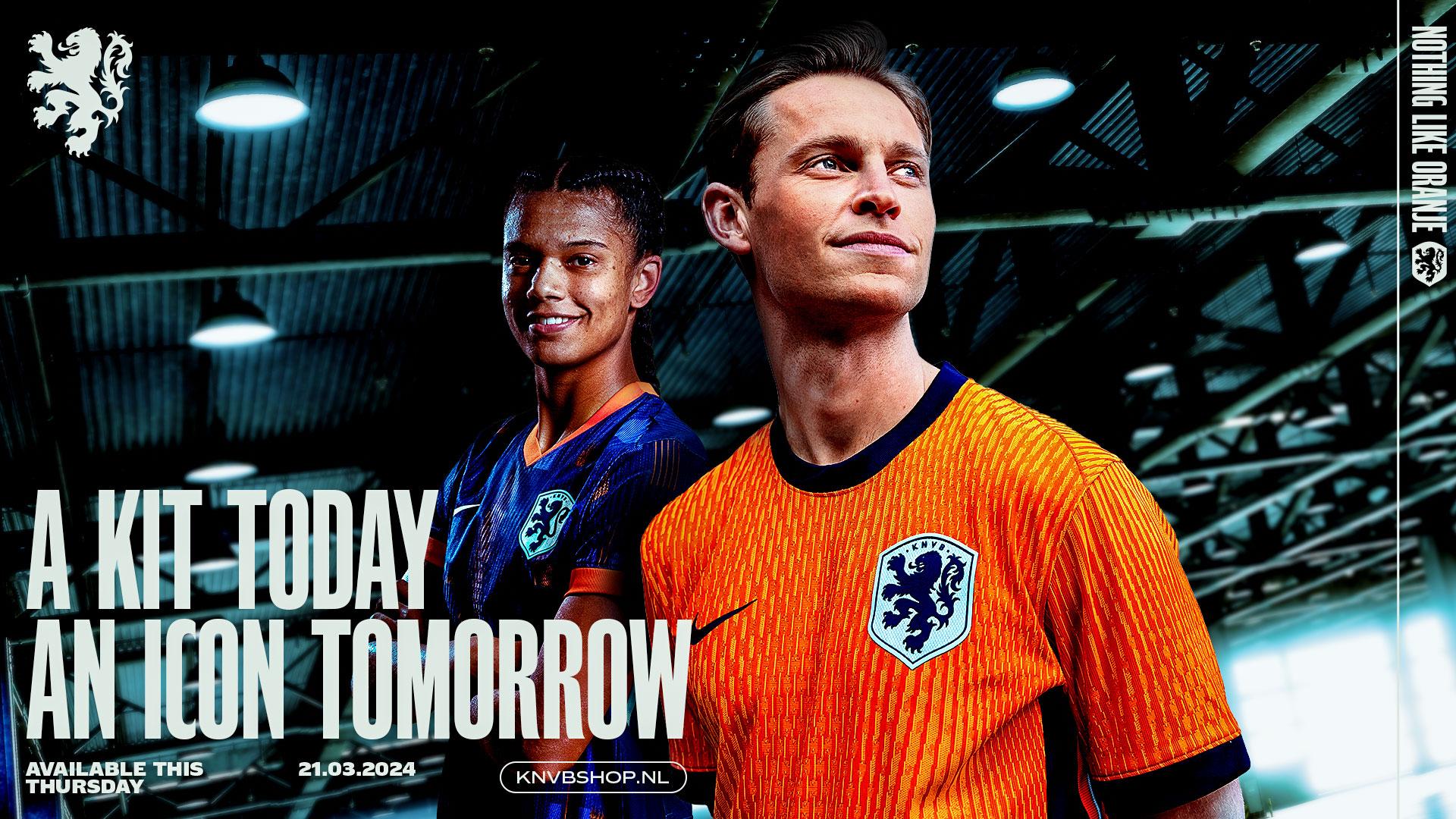 KNVB en Nike presenteren nieuw tenue Oranje