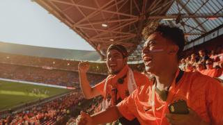 Fans dari Indonesia mengunjungi kampus Oranje dan KNVB