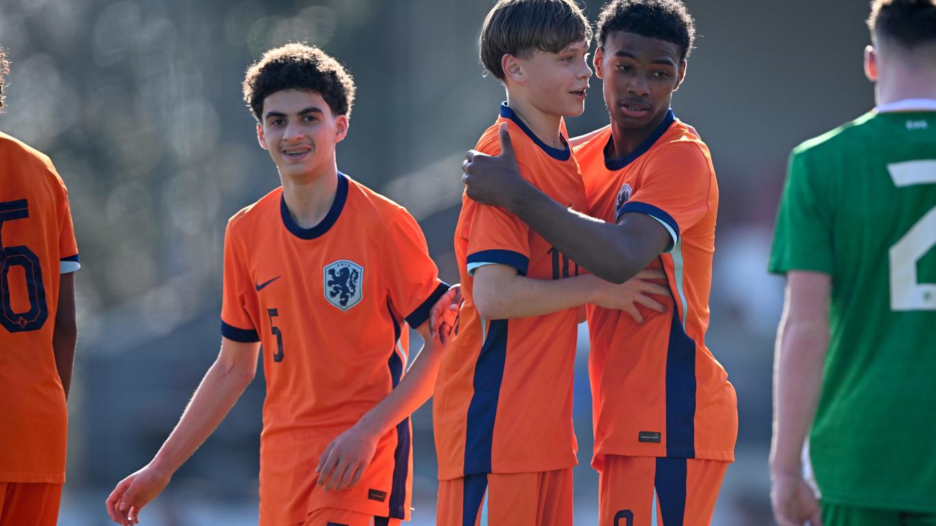 Oranje Onder 15 traint twee dagen in Zeist