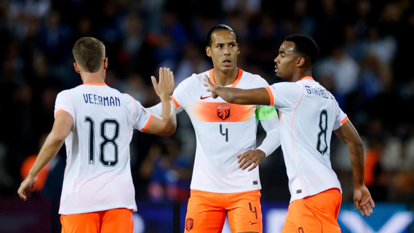 Onfortuinlijk Oranje knokt zich naar punt in Thessaloniki