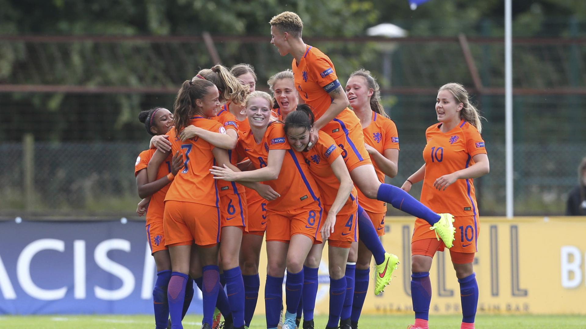 Vrouwen onder 19 sterk van start op EK OnsOranje