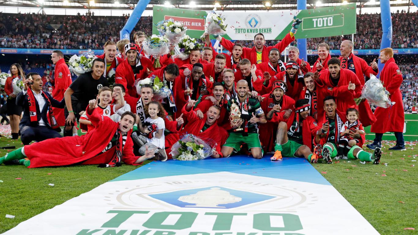 lineair ras Elastisch 2018: Feyenoord wint 100e TOTO KNVB Bekerfinale | TOTO KNVB Beker