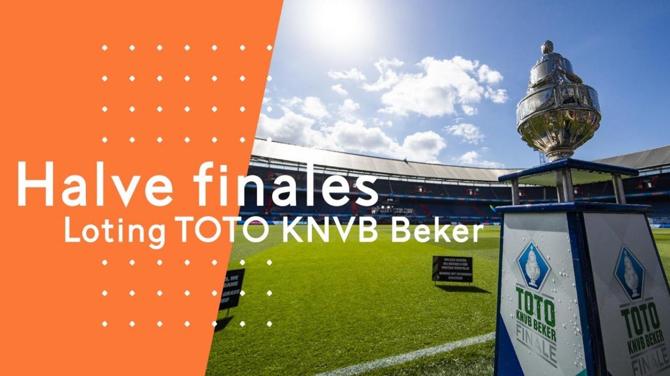 Live Loting halve finales TOTO KNVB Beker TOTO KNVB Beker Live Loting halve finales TOTO KNVB Beker TOTO KNVB Beker