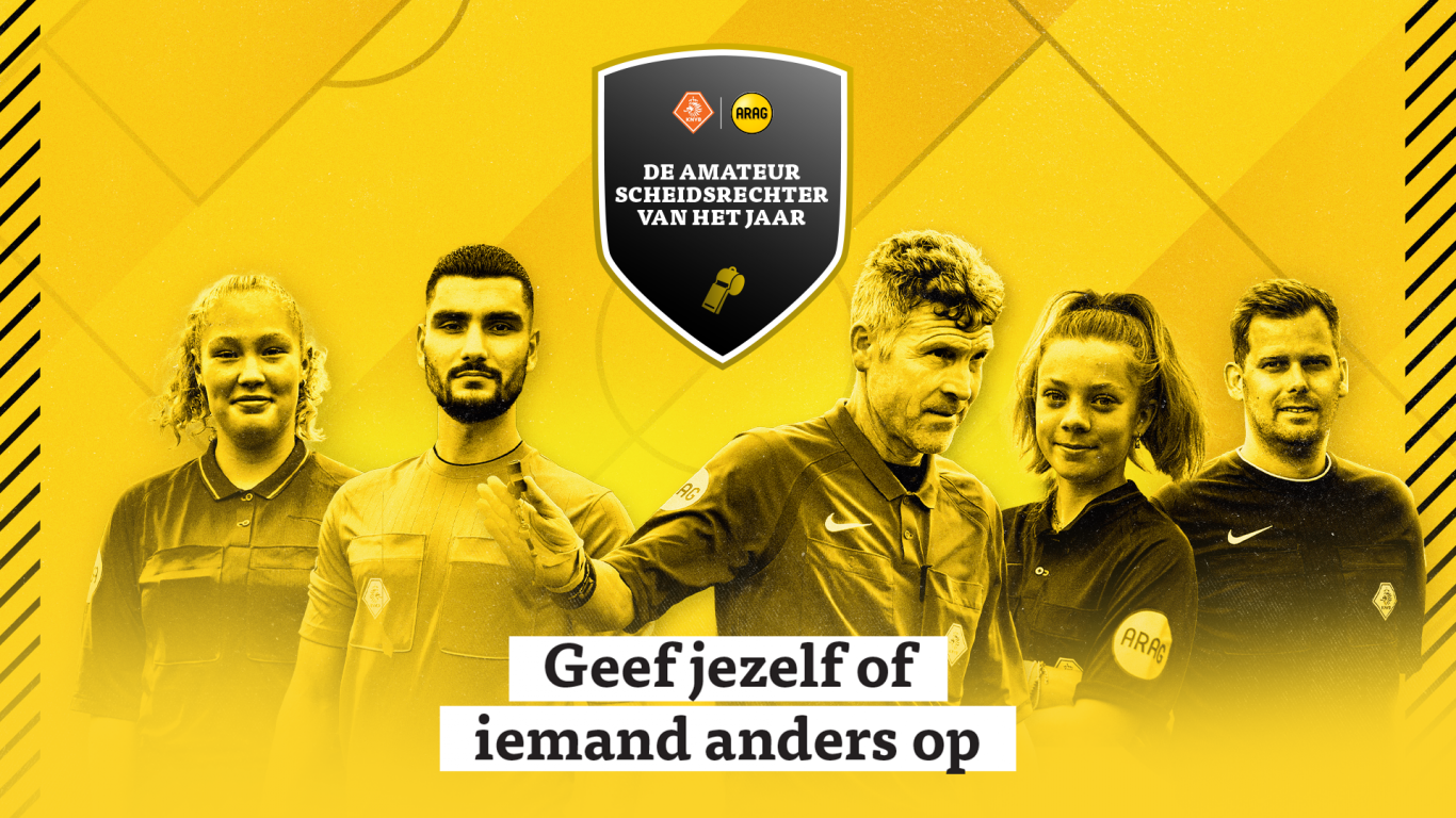 ARAG en KNVB weer op zoek naar de amateurscheidsrechter van het jaar Voetbal.nl