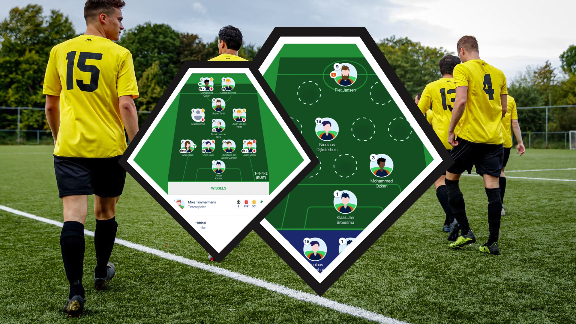 Opstellingen | Voetbal.nl